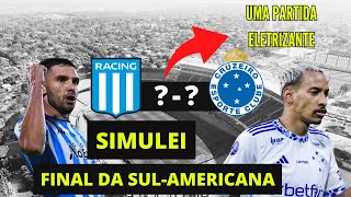 RACING X CRUZEIRO - FINAL DA SUL-AMERICANA 2024. #racing #racingclub #cruzeiroec #cruzeiro #futebol