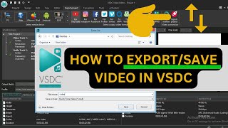 How to export video in VSDC