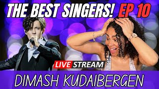 LIVE | Vocal Coach Reaction & Watch Party: Dimash - The Best Singers S01 EP10 🎤