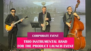 TRIO INSTRUMENTAL BAND FOR THE PRODUCT LAUNCH EVENT