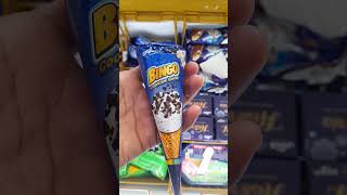 Es krim bingo cookies cone enak banget gaes , cokelat suka rasa apa !? @4anakrambow #shorts