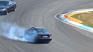 Highlights Hockenheim Touristenfahrten 5.7.15 ACTION, Almost Crash, Drifts, Spin, nice Cars