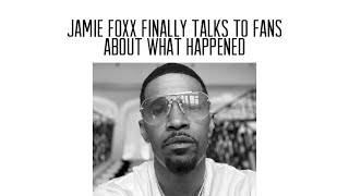 Jamie Foxx finally talks to fans #jamiefoxx #healing #recovering #fans