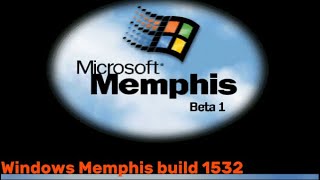 Windows Memphis beta 1 build 1532