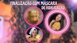 Finalizei meu cabelo com a máscara da pantene 😱