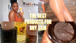 HOW TO HAVE SOFT & GLOWING SKIN ✨| MUST HAVE MOISTURIZERS & BODY OILS FOR DRY SKIN 🤎| Naimah