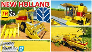 Farming Simulator 22 Mods in Action `| NEW HOLLAND TR 5 Series