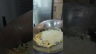 Egg Fried Rice Turbo Blaze on Flaming Wok | Streetfood Sizzle #shorts #wok #streetfood #cook #food