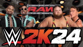 Street Profits vs Alpha Academy (WWE 2K24)