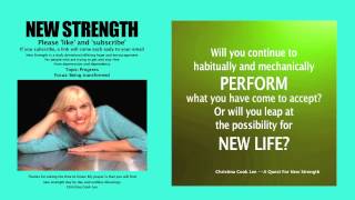 New Strength Devotional, Topic: Progress, Focus: Being transformed