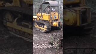 John Deere 450-C Winch Work