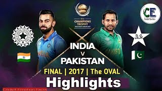 ICC Champions Trophy 2017 Final | IND vs PAK Full Highlights