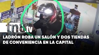 Ladrón al acecho en Managua: Un salón y dos minisúper han sido sus objetivos