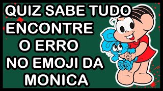 Encontre O Erro No Emoji Da Monica | Quiz Sabe Tudo #Shorts