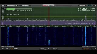 11360 kHz. RusAF Transport Command with routine radio checks. 2024 01 27 11 45 47