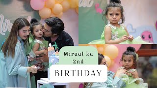 Miraal ki 2nd Birthday🎉🫶🏻 |MINAAZ LIFE