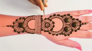 latest back hand arabic mehndi design | new mehndi design for begginers | mehandi designs