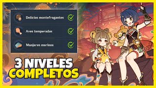 🧩Gastrosombras de papel (3 primeros niveles)💎| Genshin Impact