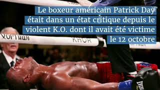 Le boxeur américain Patrick DAY dans le coma après un violent un K.O