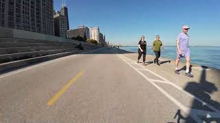 2023, Oct 24, Cycling on Chicago Lakefront Trail