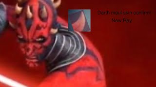 Star Wars battlefront 2 new Darth maul skin plus update coming on Wednesday plus a new Rey skin