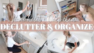 DECLUTTER AND ORGANIZE / SAHM HOME RESET / DEEP CLEAN / TYPICALLY KATIE