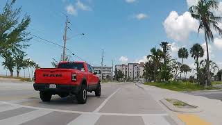 Fort Myers Beach, FL, Beach Bicycling Exploring 2023-08-12 (bad audio) part 4 of 5