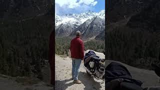 छितकुल, किन्नौर, हिमाचल #shorts #himachal #kinnaur #travel #solotrip #bike #nature #winter