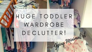 Toddler Wardrobe Declutter- Huge clear out and organisation!