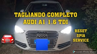 TAGLIANDO COMPLETO AUDI A1 1.6 TDI + RESET #manutenzione #auto #tagliando #audi audi