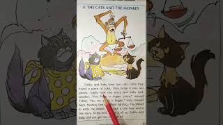 The Cats And The Monkey: Story #amu'sschool #shorts