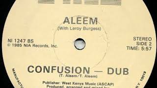 Aleem  - Confusion (Dub Mix) (1985)