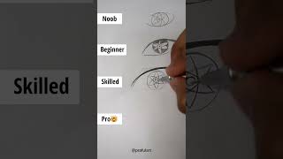 How to Draw Mangekyou Sharingan eye🤯 #shorts