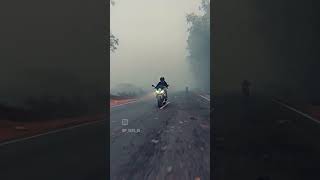 kawasaki ninja in fog #reels #shortsvideo #kawasaki #ninja #haryana #jind #sidhumoosewala