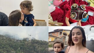 VLOGÃO: FOMOS PRA ROÇA POR CAUSA DO FOGO/ HOSPITAL/ CABELO MALUCO/ ROUPAS NOVAS