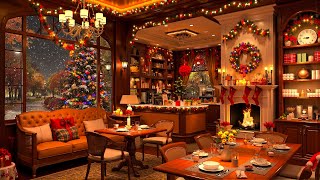 Christmas Jazz 2025 in Cozy Apartment 🎅 Jazz Music in Cozy Winter Coffee Shop & Fireside Serenity