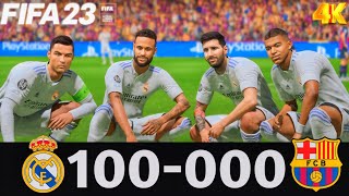 FIFA 23 - What Happen If Ronaldo Messi Neymar Mbappe Play Together On Real Madrid