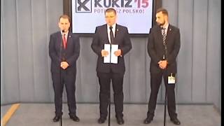 Adam Andruszkiewicz, Tomasz Rzymkowski   konferencja z 26 lutego 2016 r