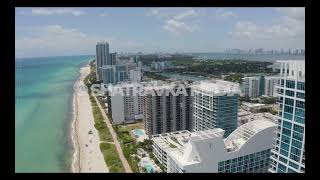 Miami North Beach Fitness Lifestyle Aerial Stock Footage  (July 2021