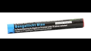 Bengallicht Blau: Kleine Lanzenlichter für die Erstellung von Lichterbilder