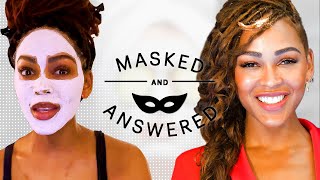 How Meagan Good Repaired the Damage of Extremely '90s Eyebrows | Masked and Answered | Marie Claire