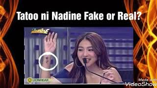 Nadine Lustre Viral Tatoo!!!