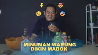 oplos Gilbey's Gin dengan minuman warung