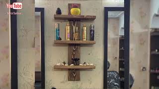 wooden wall shelf