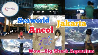 Seaworld Ancol Jakarta | Angela 4yo Audrey 1yo | Big Shark Aquarium