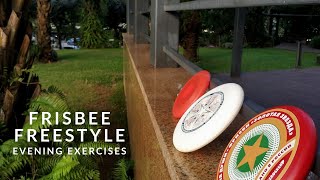 Frisbee Freestyle Evening Exercises