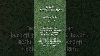 Jumat terakhir oktober