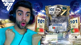 اول يوتيوبر يكسب لاعبين اوفر 101 في فيفا 😲 الحظ صدمني لأول مره ❤️🥳