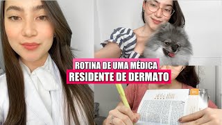 MEDVLOG ROTINA DE UMA MÉDICA RESIDENTE DE DERMATOLOGIA - Harumy Nakanishi