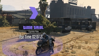 GTA 5 Online - Time Trial #10 Cypress Flats on Bati 801 Easy $52 000